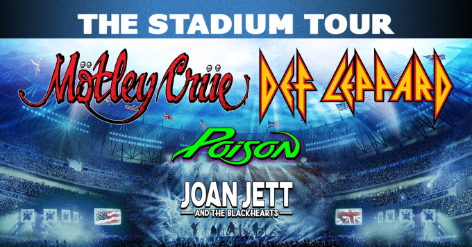 The Stadium Tour: Motley Crue, Def Leppard, Poison & Joan Jett and The Blackhearts at Kauffman Stadium