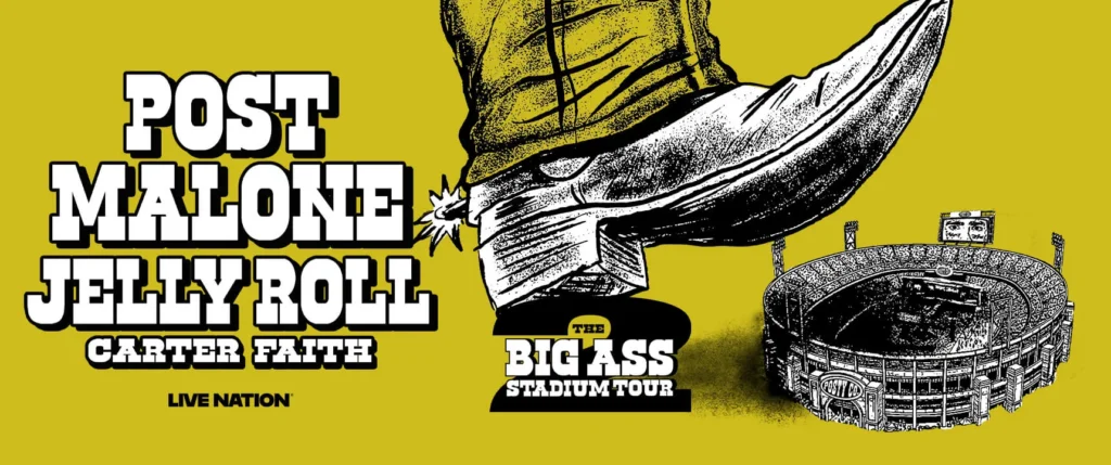 Post Malone & Jelly Roll at Kauffman Stadium